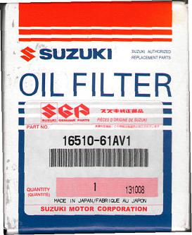     . 

:	Suzuki Oil Filter 16510-61AV1.jpg 
:	440 
:	65.8  
ID:	13721